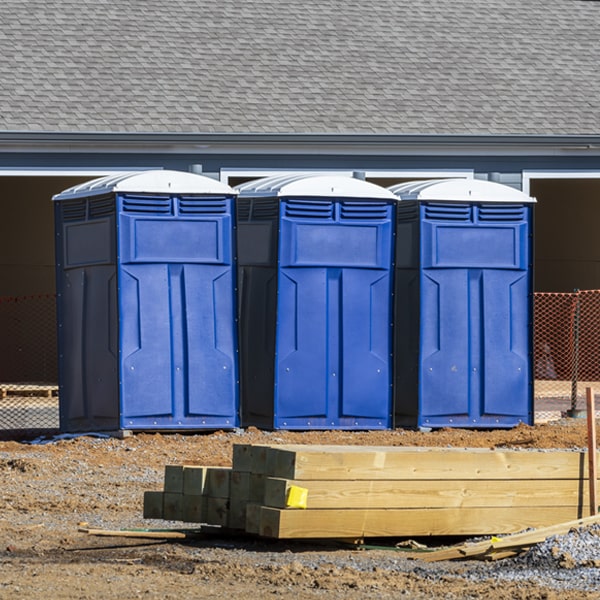 are there any restrictions on where i can place the portable toilets during my rental period in Vermillion Minnesota